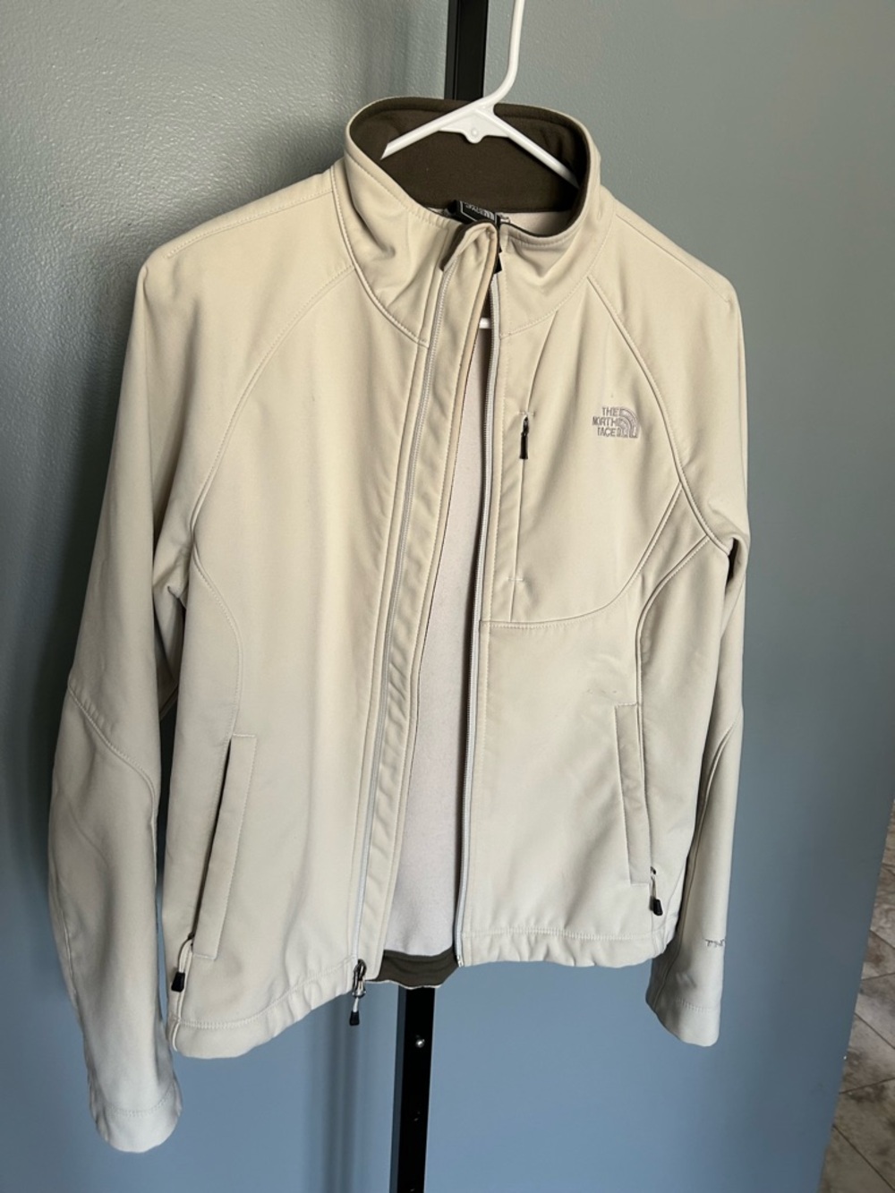 The North Face Women's Jacket in Beige and Olive